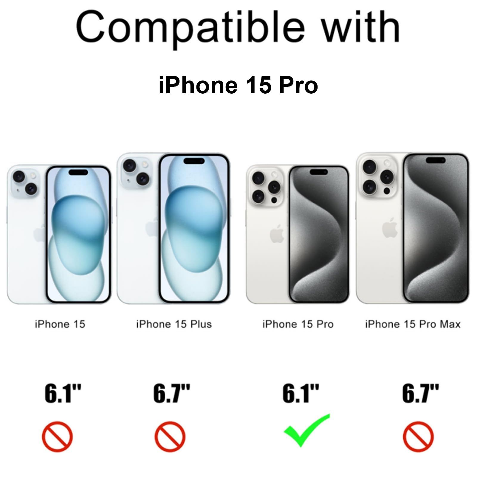 Pepmune For Iphone 15 Pro Case, Cute 3D Astronaut Stand With [2 Screen Protector] [Camera Protection] Kickstand Shockproof Bling