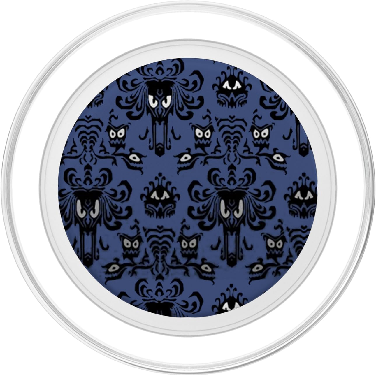 Spooky Wallpaper Halloween Pattern Purple Popsockets Popgrip: Swappable Grip For Phones & Tablets Popsockets Magsafe Popgrip For