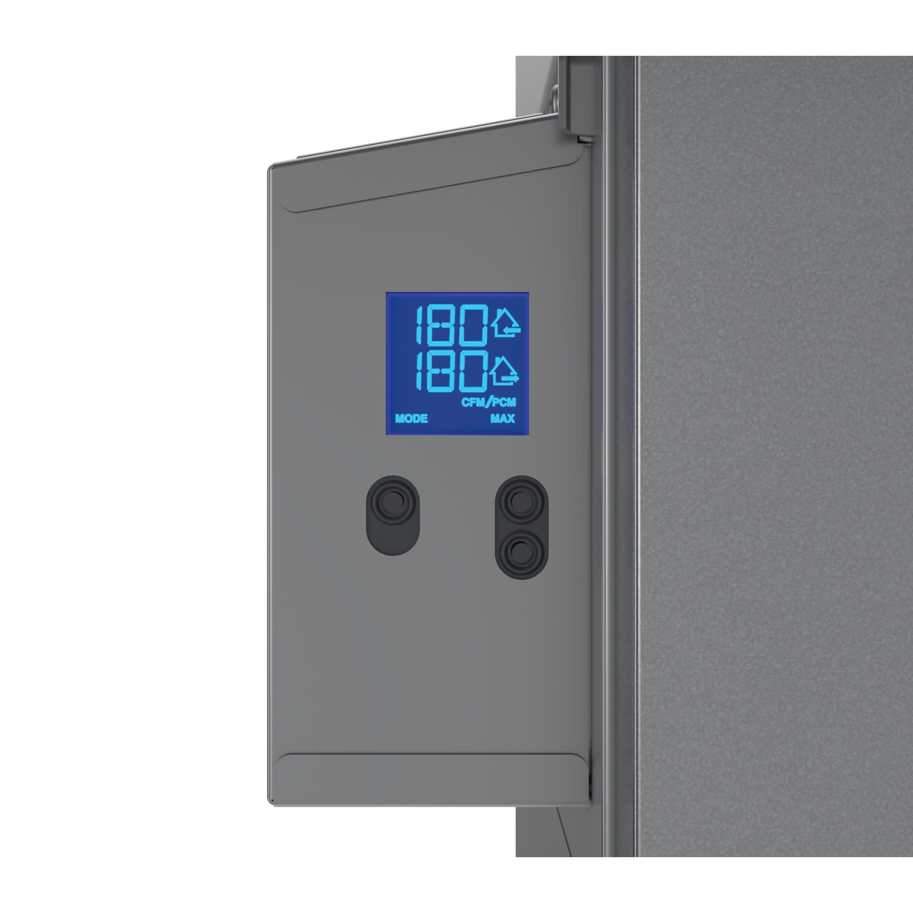 Broan B210E75Rs Ai 206 Cfm Wall Or Ceiling Mounted Energy Recovery Ventilator With Side Ports And Superior Erv Core Performance