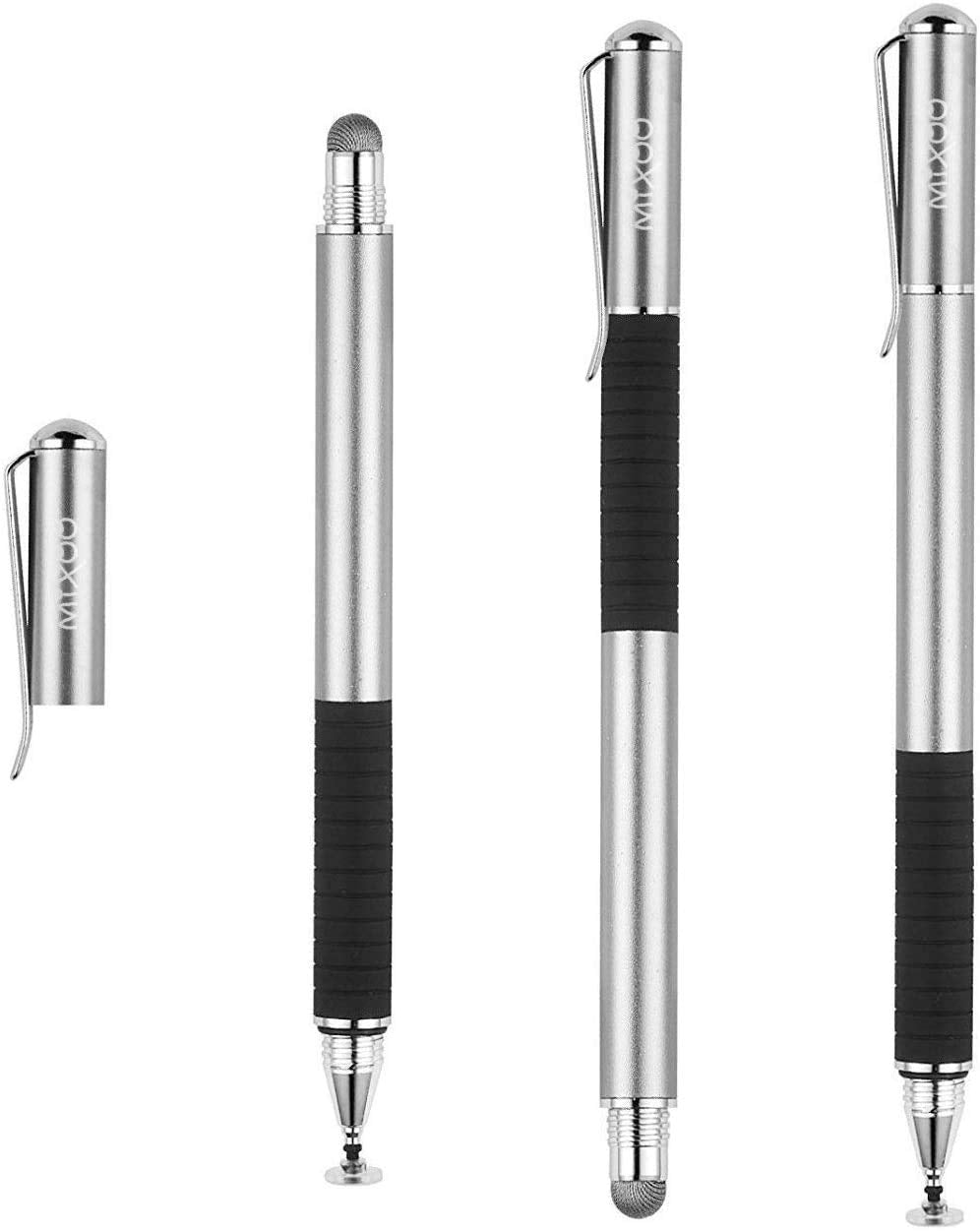 Mixoo Smart Pen,Disc & Fiber Tip 2 In1 Series,Capacitive Stylus Tip,High Sensitivity & Precision,Stylus Pens For Touch Screens (