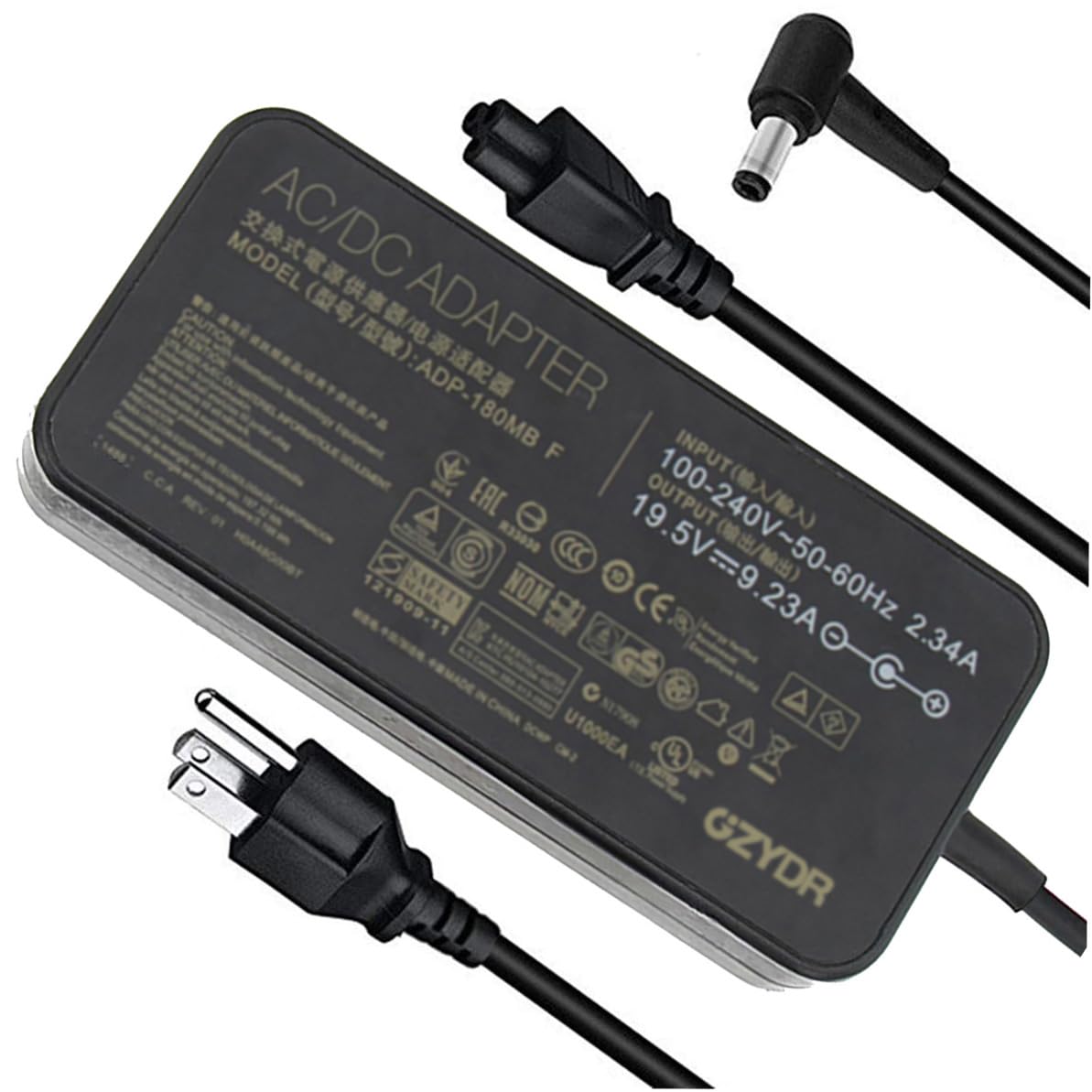 19.5V 9.23A 180W Laptop Charger Adp 180Mb F Fit For Asus Rog G750Jm G751Jm G750Js G75Vw G75Vx Gl502Vt G750Jw G750Jm G750Jx G751J
