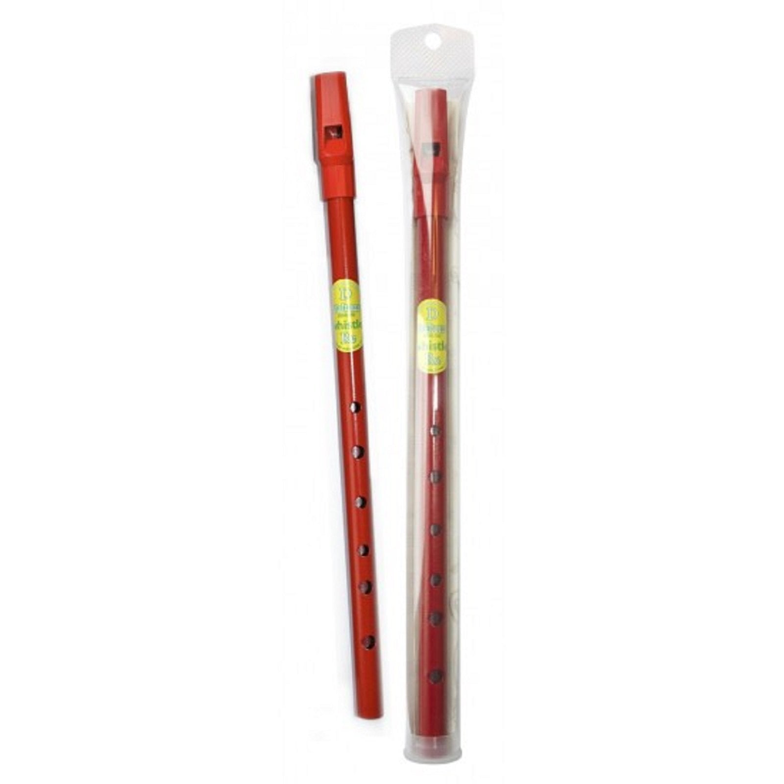 Waltons Red Whistle Tube   Fun & Colorful Tin Whistle   Key Of D   Irish & International Instrument   Perfect For Beginners