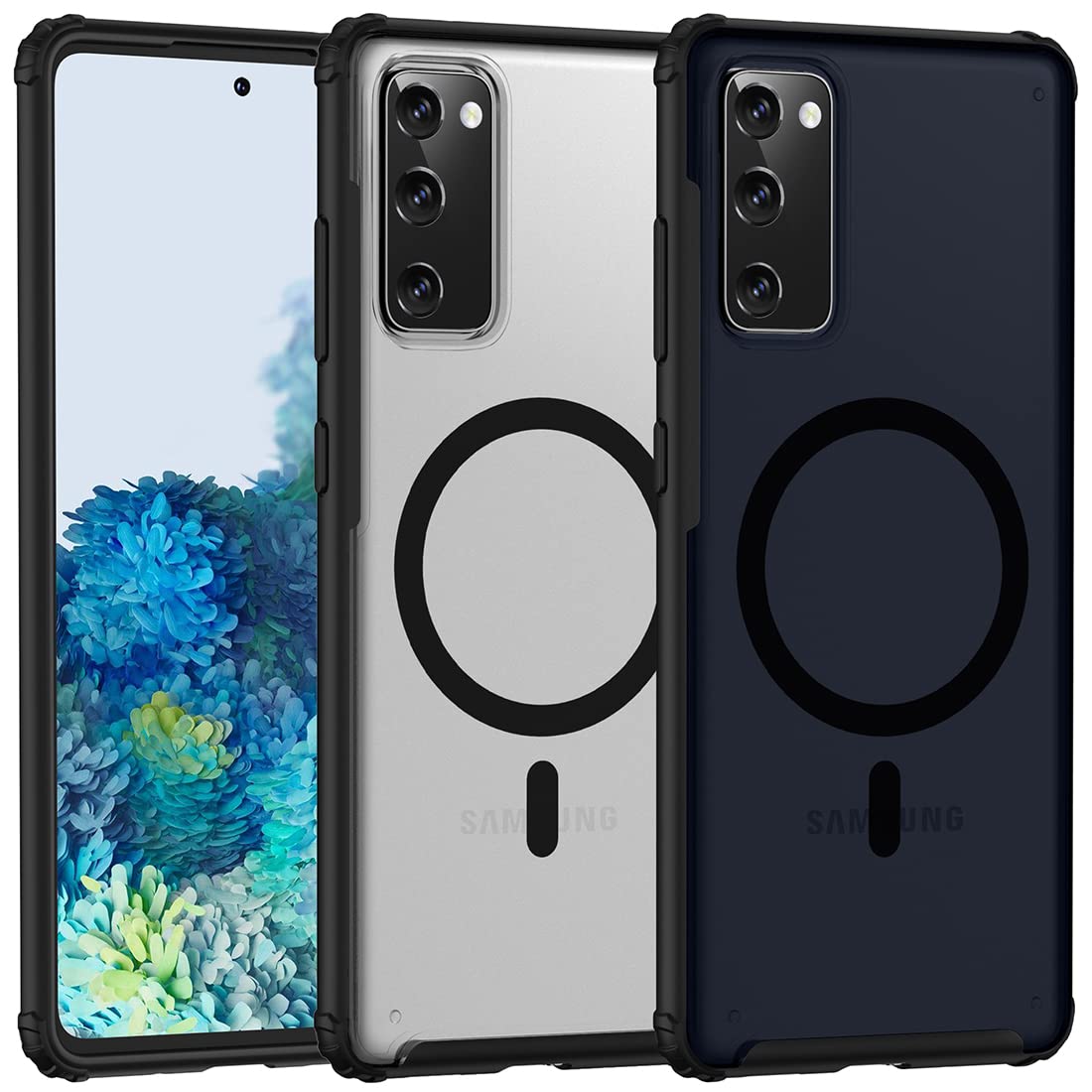 Tianniuke Magnetic Case For Samsung Galaxy S20 Fe 5G, Translucent Matte Anti Fingerprint,Compatible With Magsafe,Slim Fit Shockp