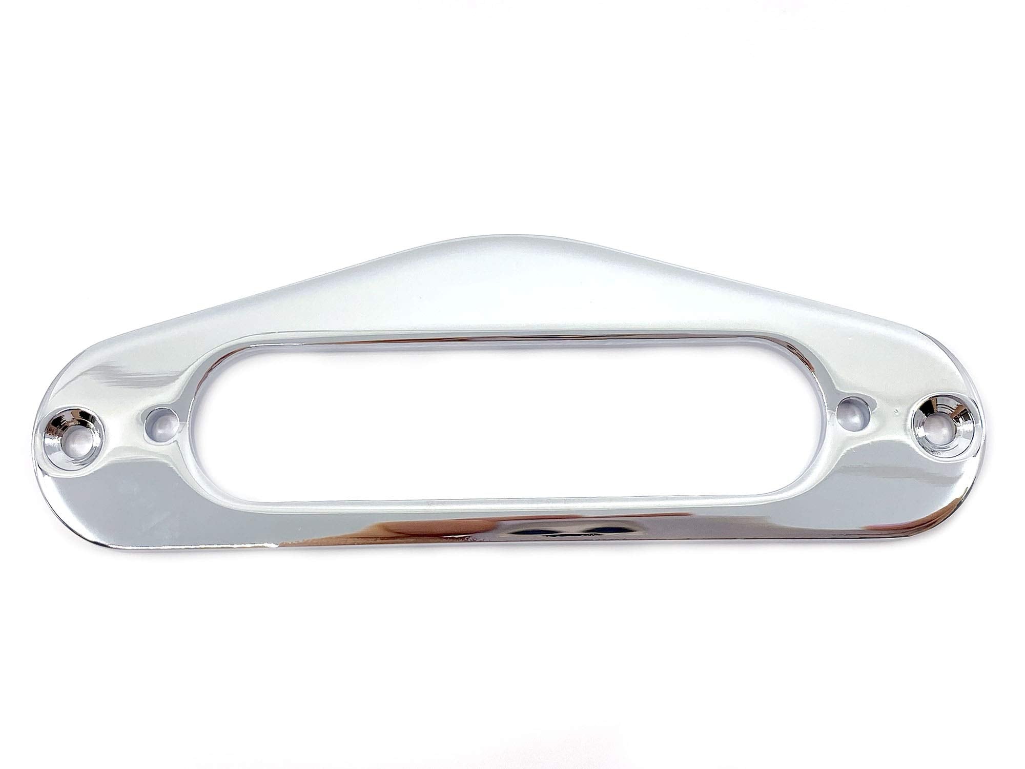 Mounting Ring With Screws For Fender Telecaster Single Coil Neck Pickup   Chrome