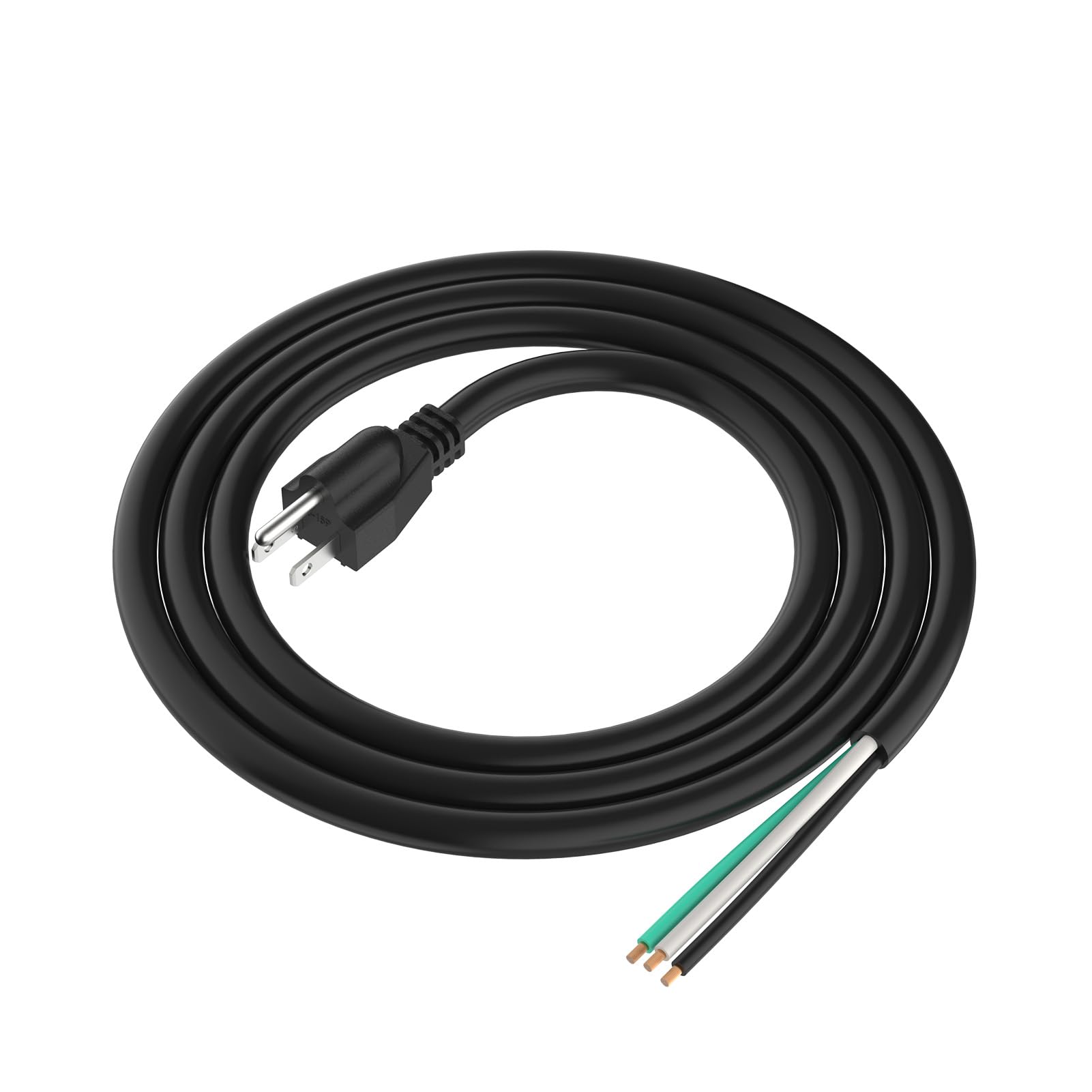 6Ft 12 Gauge 3 Prong Replacement Power Supply Cable Cord   Heavy Duty Power Cord For Power Tools, Grinder And Dishwashers, Male 