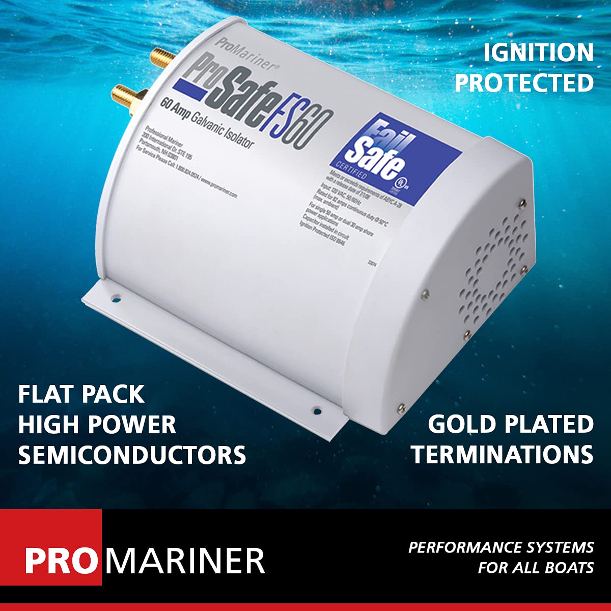 Promariner 22074 Prosafe 50/60 Amp Galvanic Isolator
