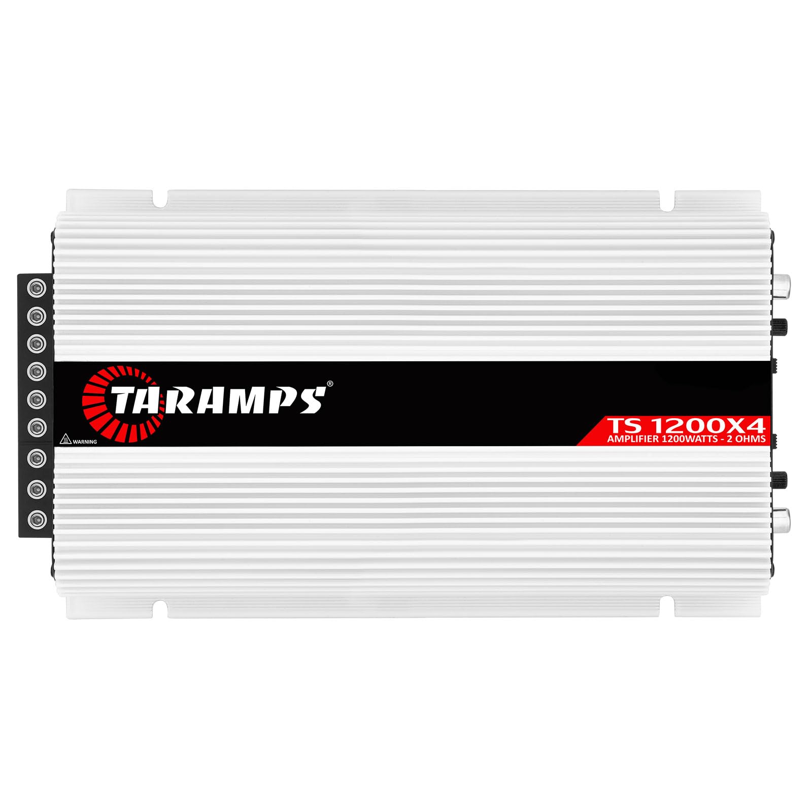 Taramps Ts 1200X4 Amplifier Car Audio 1200W Rms 2 Ohms 4 Channels 2 Bridged Channels, Full Range Crossover Fixed Rca/Wire Input