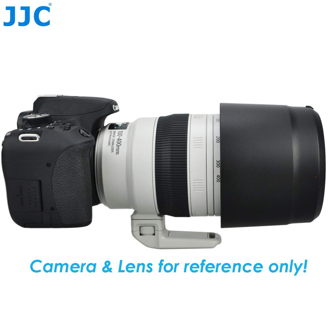 Jjc Lh 83D Dedicated Bayonet Lens Hood, Compatible With Canon Ef 100 400Mm F/4.5 5.6L Is Ii Usm Lens, 100 400Mm Is Ii Usm Lens H