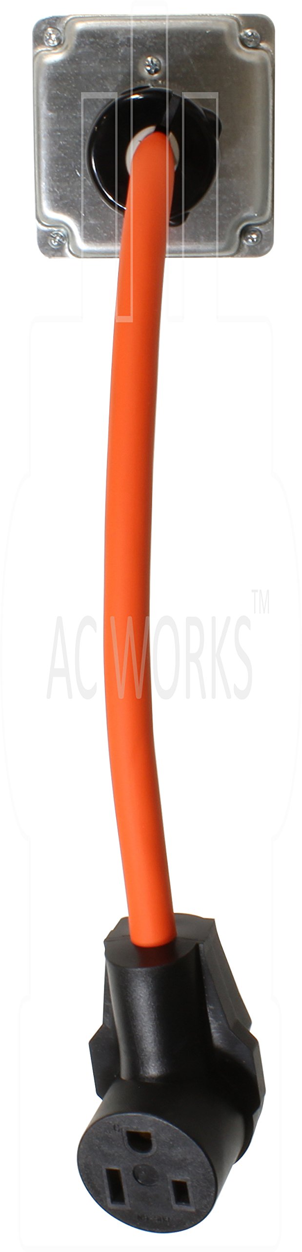 Ac Works 6 50 Welder Adapter (L5 30 30A 125V 3 Prong Locking To 6 50)