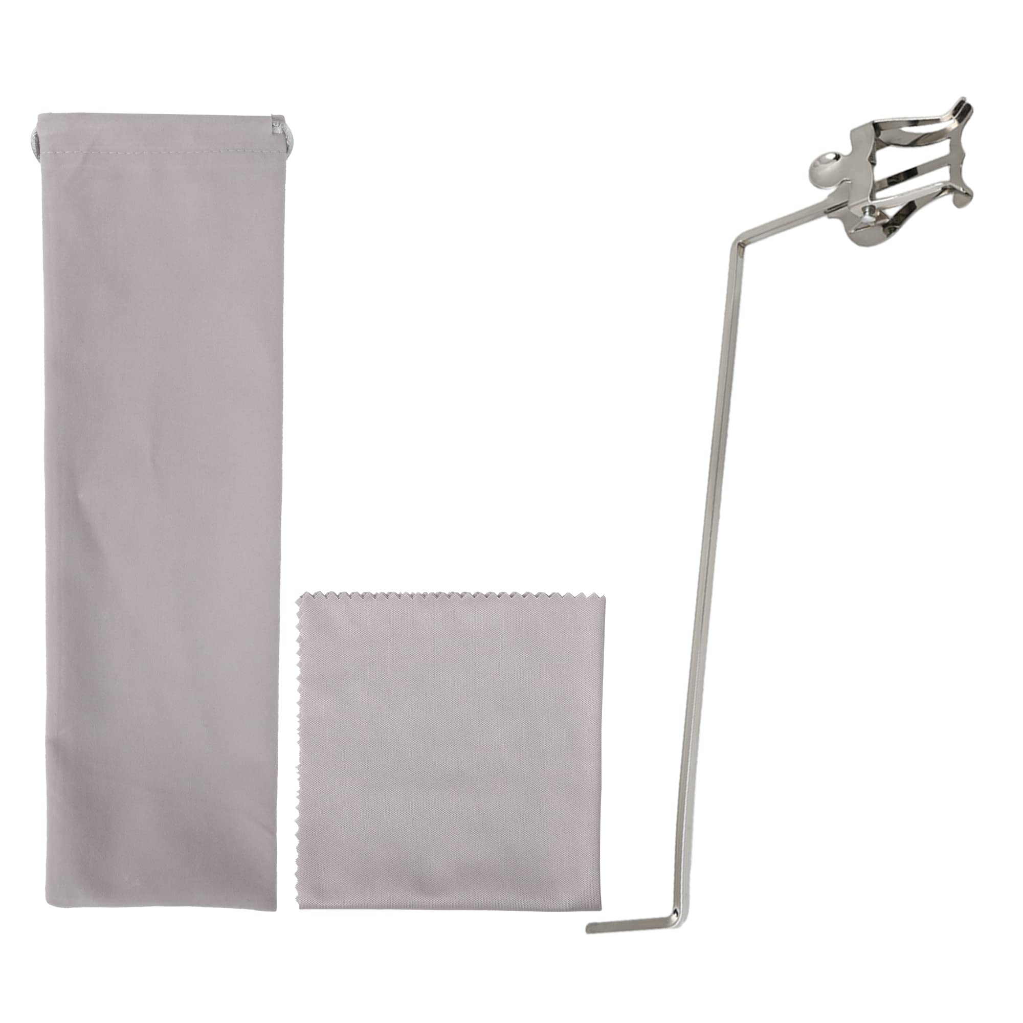 Bstinay 3/4 Vertical Keys Euphonium Marching Clamp On Silver Music Sheet Clip Music Sheet Clip Replacement For Bass Saxophone