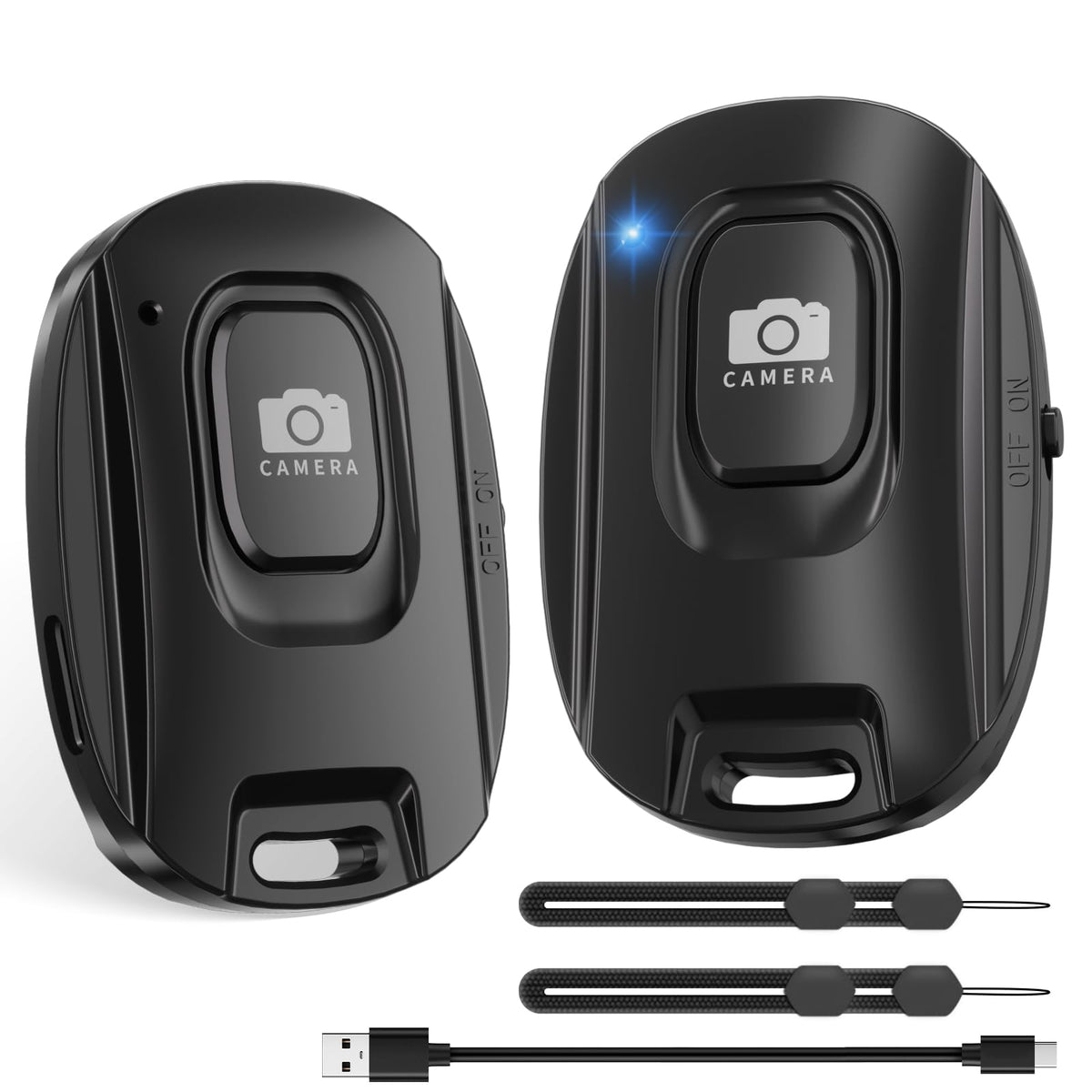 Phone Camera Remote Shutter VYVIYON Bluetooth Camera Remote Shutter for iPhone and Android ...