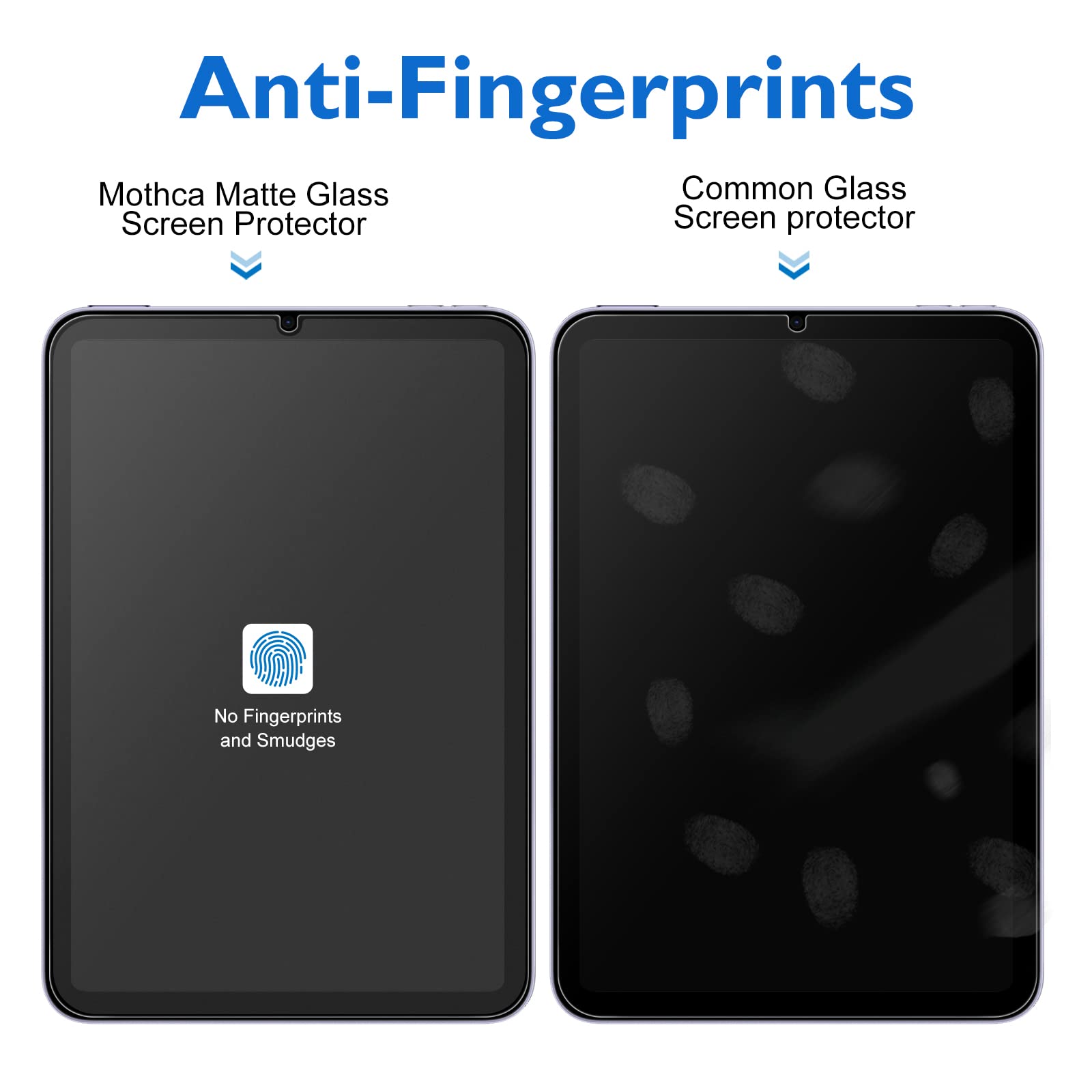 Mothca 2 Pack Matte Glass Screen Protector For Ipad Mini 6 2021 6Th Generation 8.3 Inch With Easy Installation Frame, Anti Glare