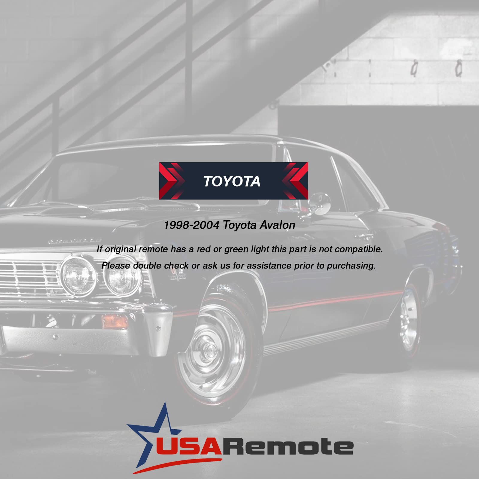 Key Fob Keyless Entry Remote Fits 1998 1999 2000 2001 2002 2003 2004 Toyota Avalon (Hyq12Bbx W/Panic), Set Of 2