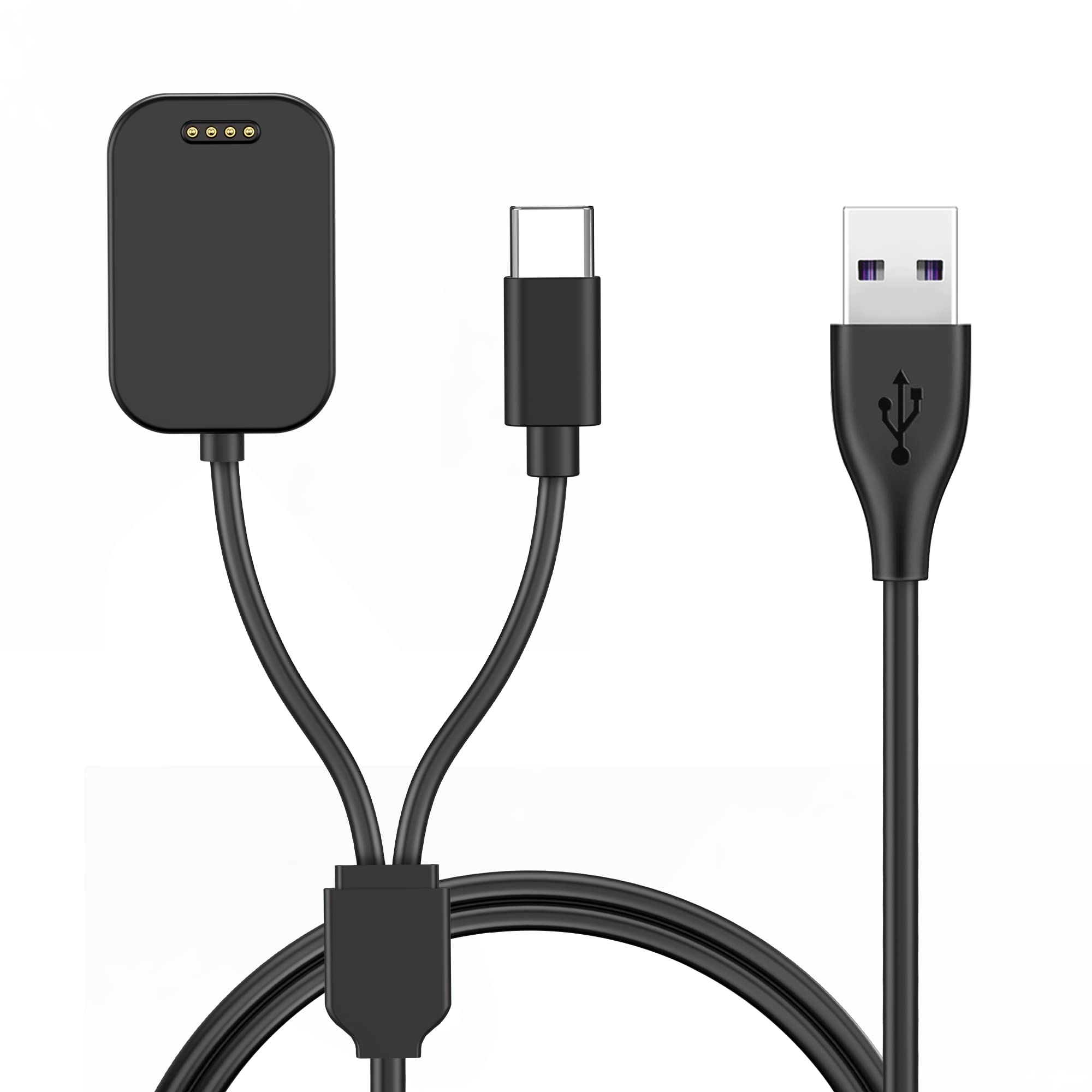 GEORDGY 2 in 1 Charger Compatible with Version Gizmo Watch 2/Care Smart Watch Charger Dock, Portable Magnetic Charging Cord 3.93