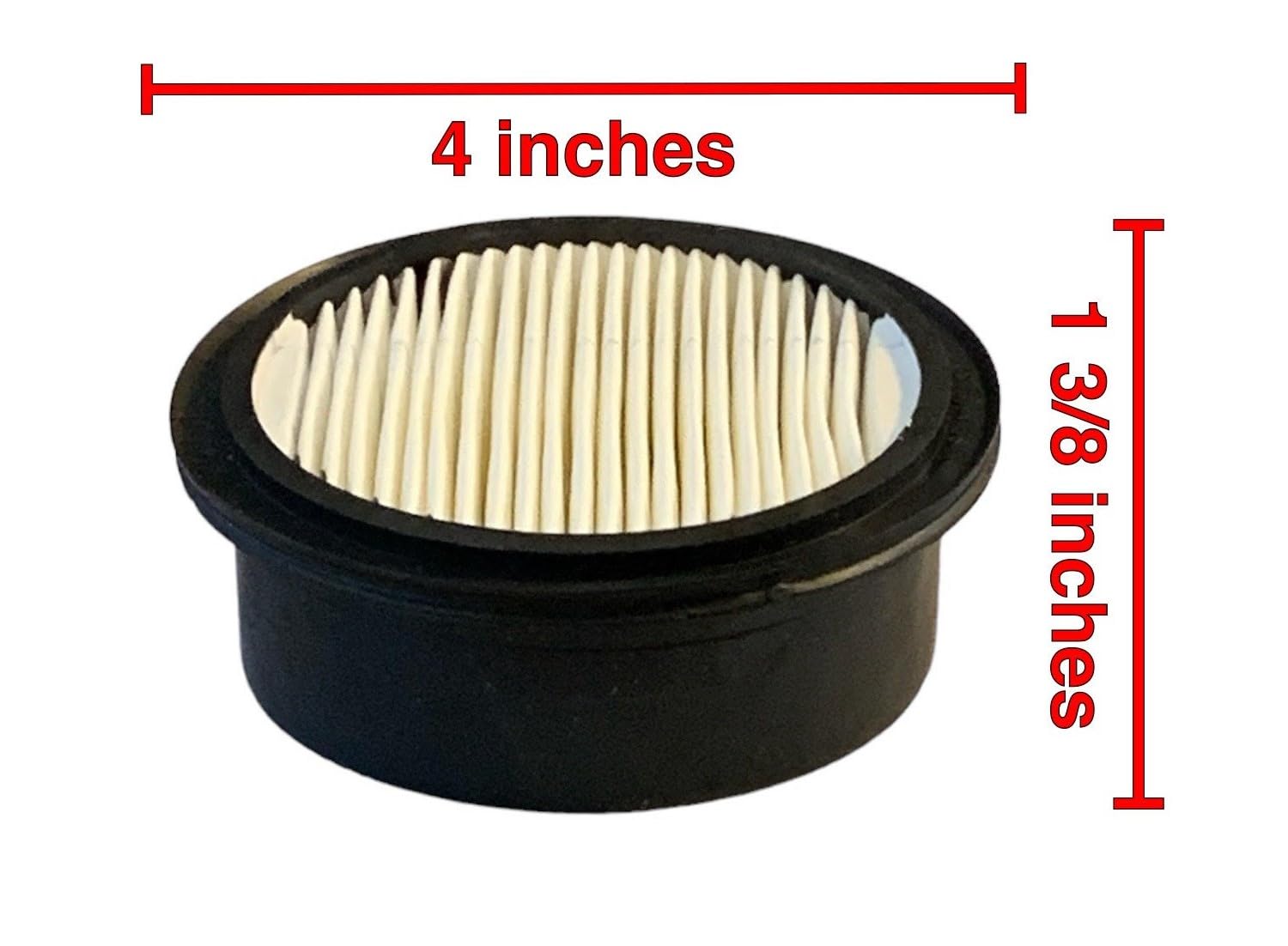 Sellerocity American Made High Pleat Count Air Filter, Compatible With Rolair 433, Used On Fs10052 Fs10072 Fs10100 Assemblies, 4
