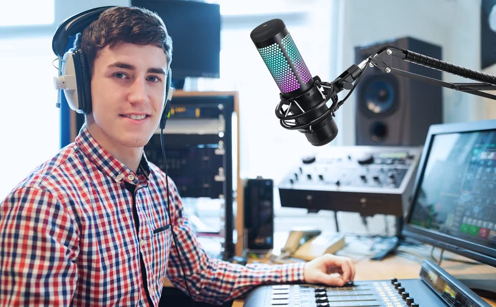 Mic Arm For Hyperx Quadcast - Professional Boom Arm Compatible With Hyperx Quadcast S And Quadcast Microphone, Adjustable Scisso