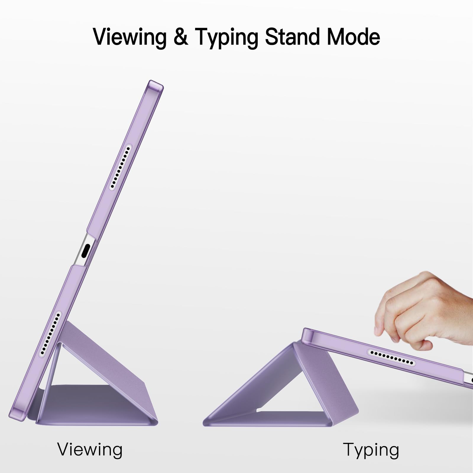 Jetech Case For Ipad Pro 12.9-Inch (6Th/5Th Generation, 2022/2021 Model), Slim Stand Hard Back Shell Smart Cover With Auto Wake/