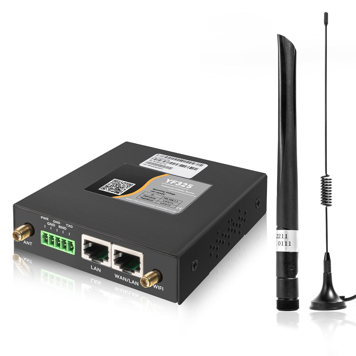 4G Vpn Router, Industrial 4G Lte Router Yeacomm Yf325 Wifi Modem Router Unlocked With Dual Sim Card Slot, Rs232, External Antenn