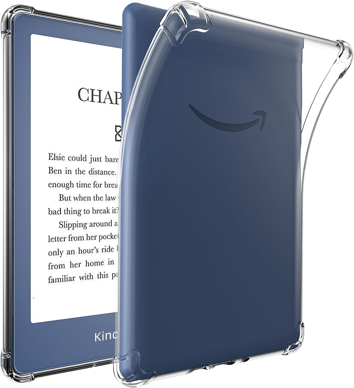 Clear Case For 6.8'' All New Kindle Paperwhite 11Th Generation 2021 & Signature Edition Tpu Back Cover, Ultra Slim Clear Soft Fl
