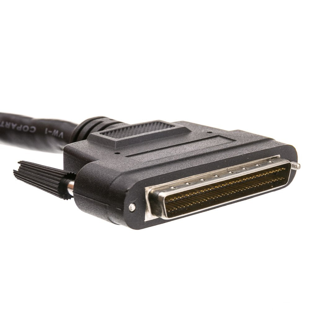 Scsi Iii Cable, Vhdci 68 (0.8Mm) Male To Hpdb68 (Half Pitch Db68) Male, Offset Orientation, 6 Foot