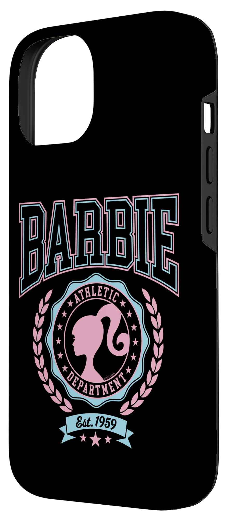 Iphone 14 Barbie   Varsity Athletic Department Silhouette Logo Case