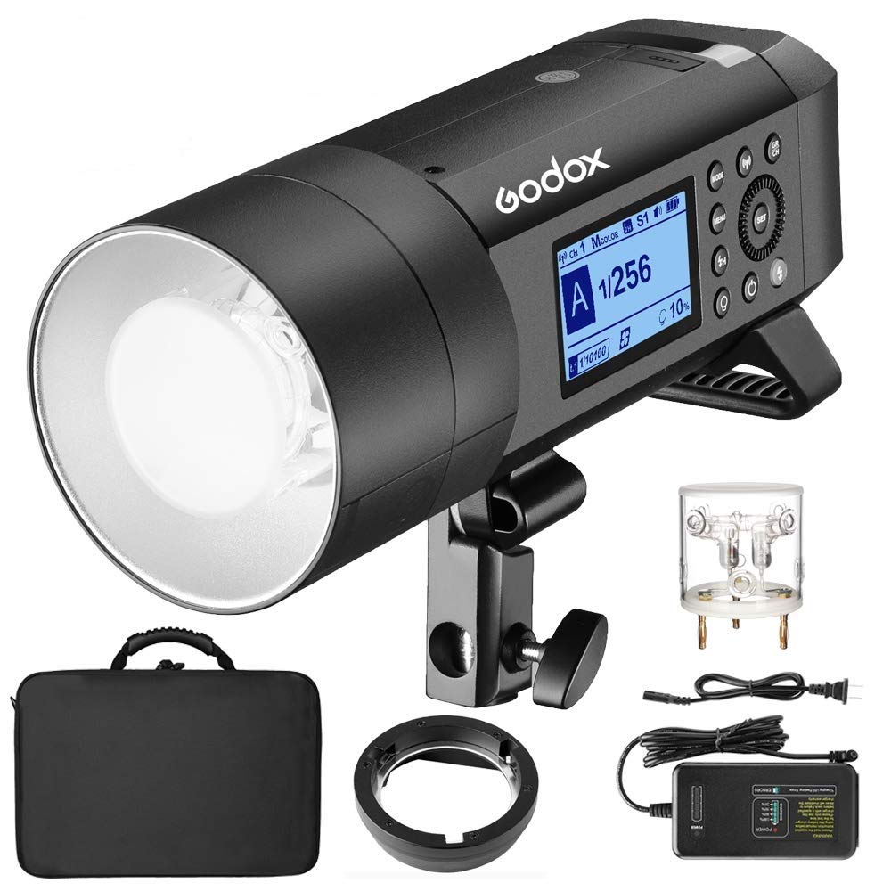 Godox Ad400Pro 400Ws Gn72 Ttl 1/8000S Hss 2.4G X System All In One Outdoor Flash Speedlite Strobe Light,Battery Powered Monoligh