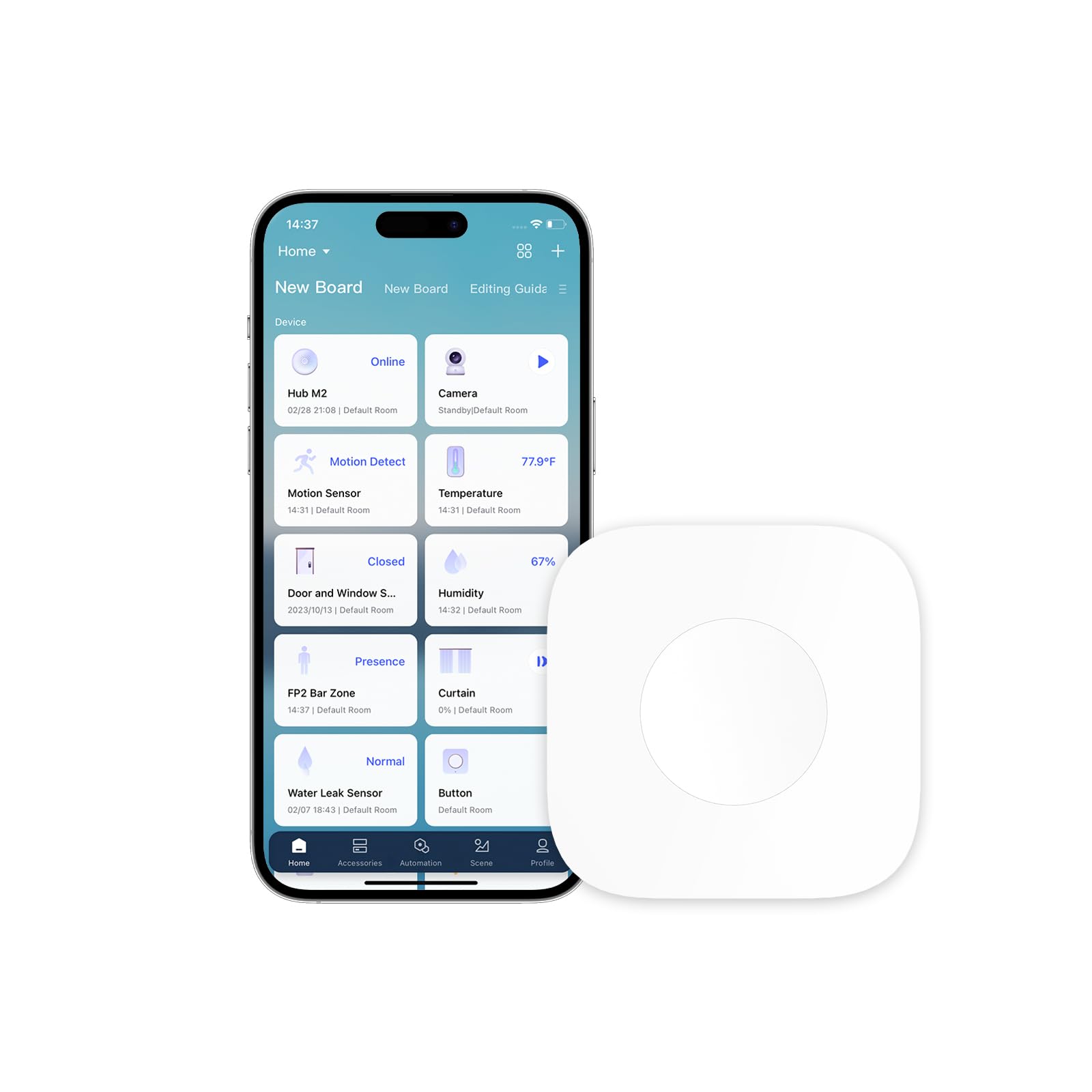 Aqara Zigbee Wireless Mini Switch,Compatible with Apple HomeKit,Google Home,Alexa,Requires Aqara Hub,Versatile 3-Way Control But