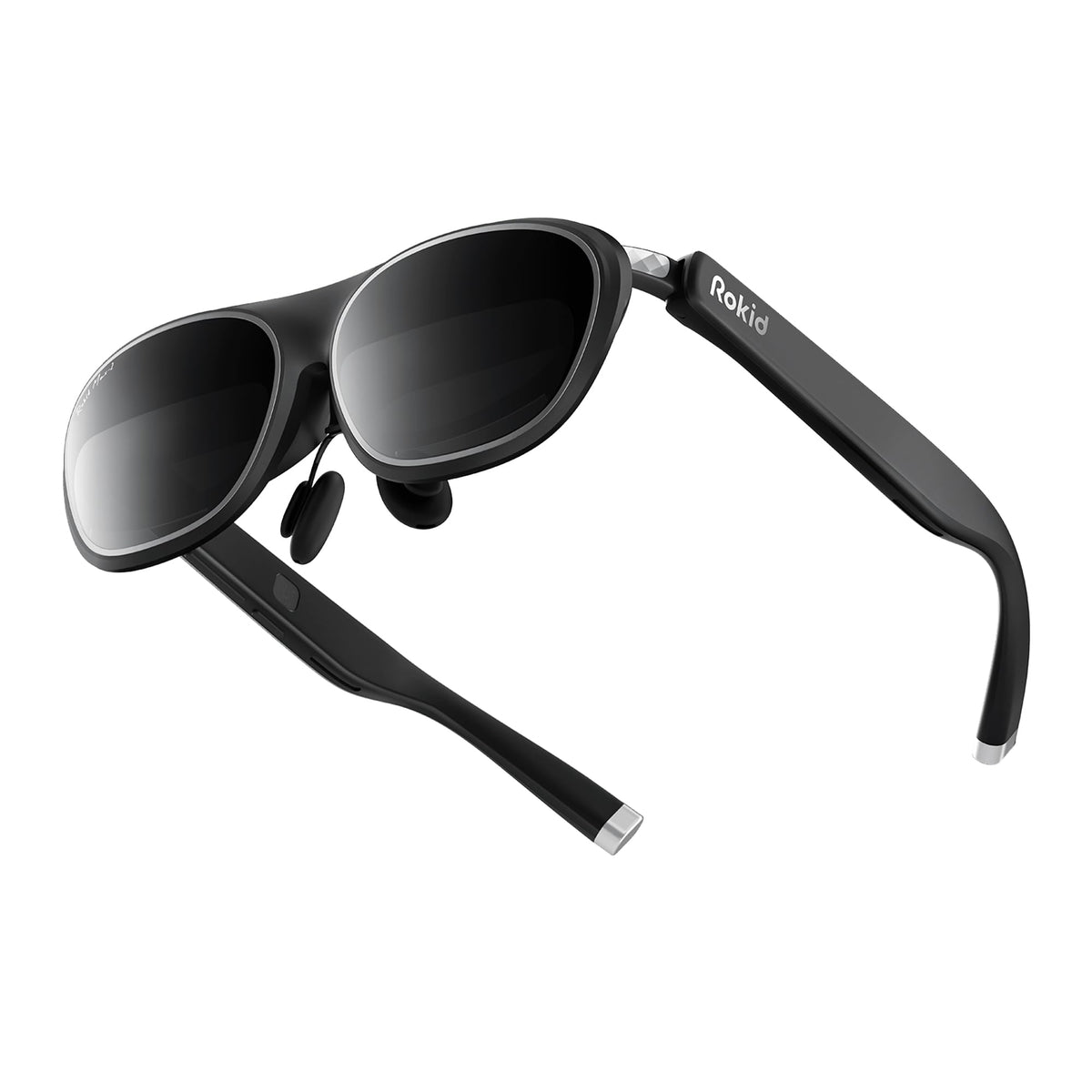 Rokid Max 2 Ar Glasses Black, 215'' Micro Oled Display, 50 Fov, 600 Nits Brightness, Compatible With Smart Phone, Steam Deck, Ro