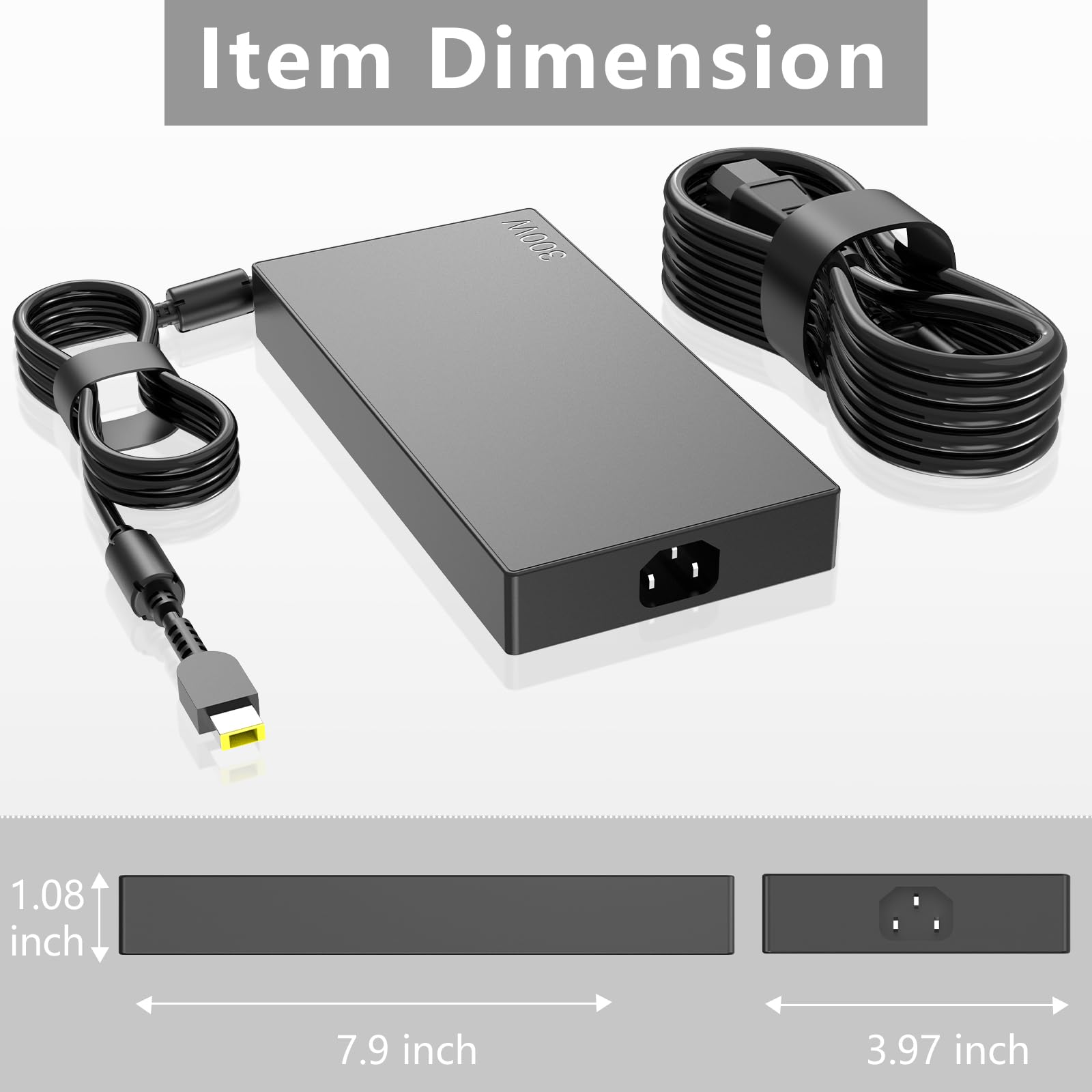 300W Legion Ac Charger Fit For Lenovo Legion Pro 7I Lenovo Legion Pro 5 Thinkpad 9000K 9000P Y9000K Y9000X R7000P Sa10R16956 5A1
