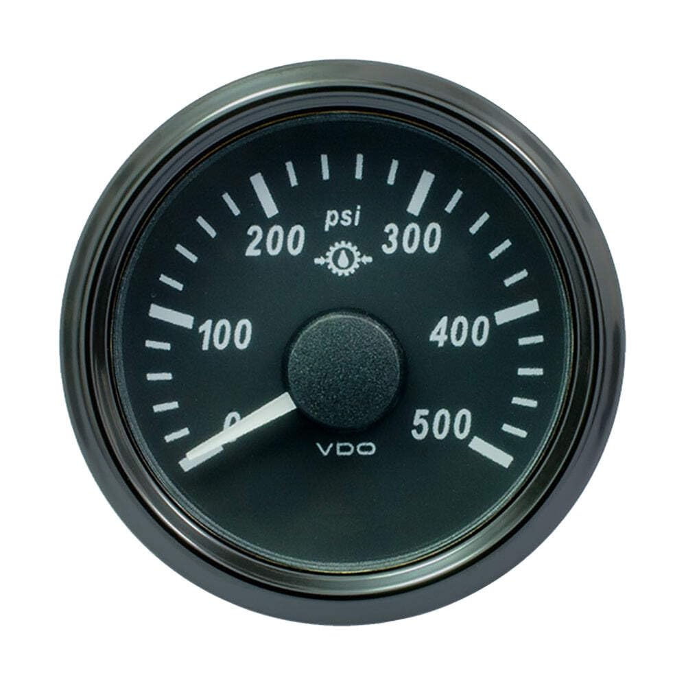 Vdo Singleviu 52Mm (2-1/16'') Gear Pressure Gauge - 500 Psi - 0-4.5V,WBEEAB09B3LRGP6