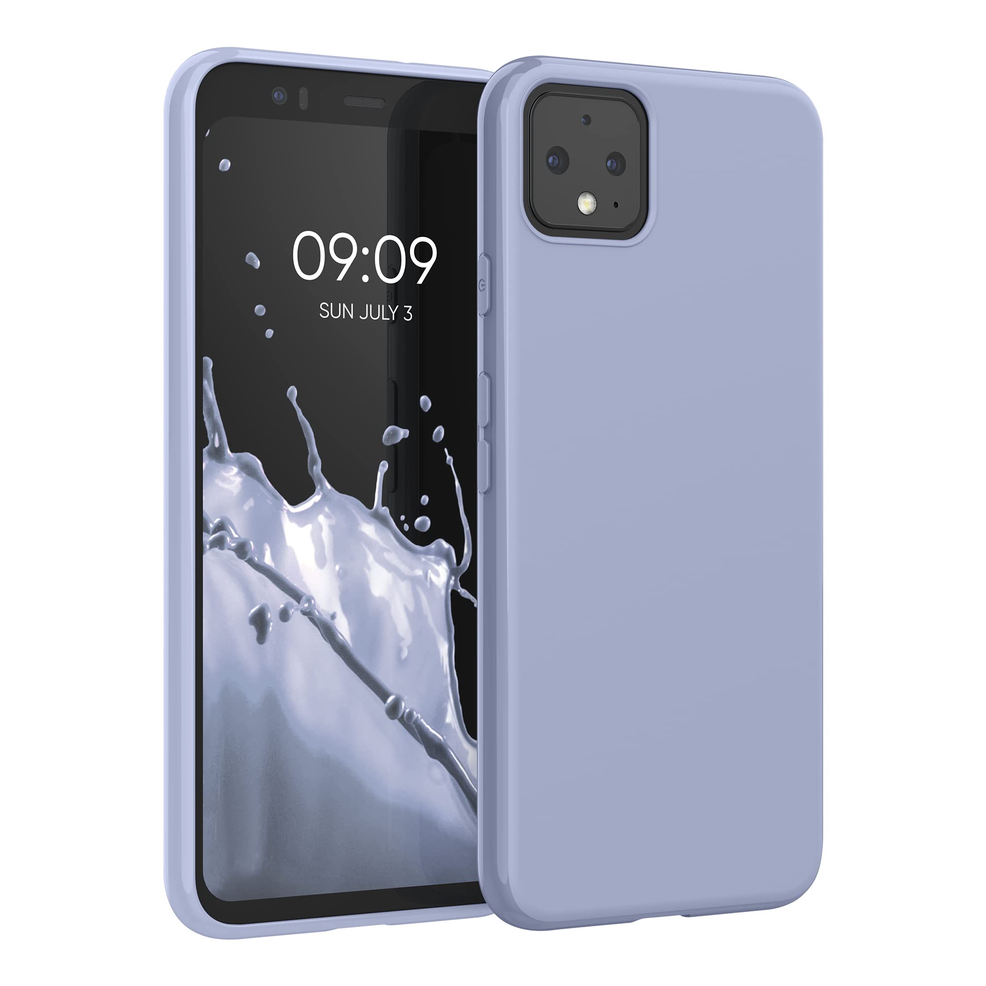 Kwmobile Case Compatible With Google Pixel 4 Case   Soft Slim Protective Tpu Silicone Cover   Lavender Grey
