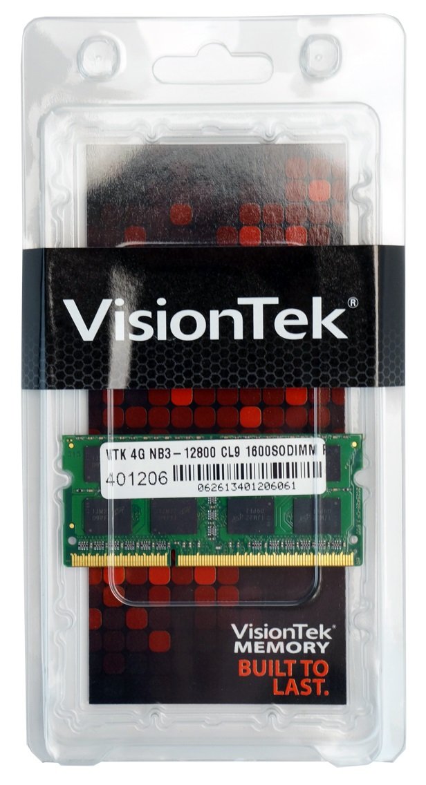 Visiontek 4Gb Ddr3 1600 Mhz (Pc3-12800) Cl9 Sodimm, Notebook Memory - 900451