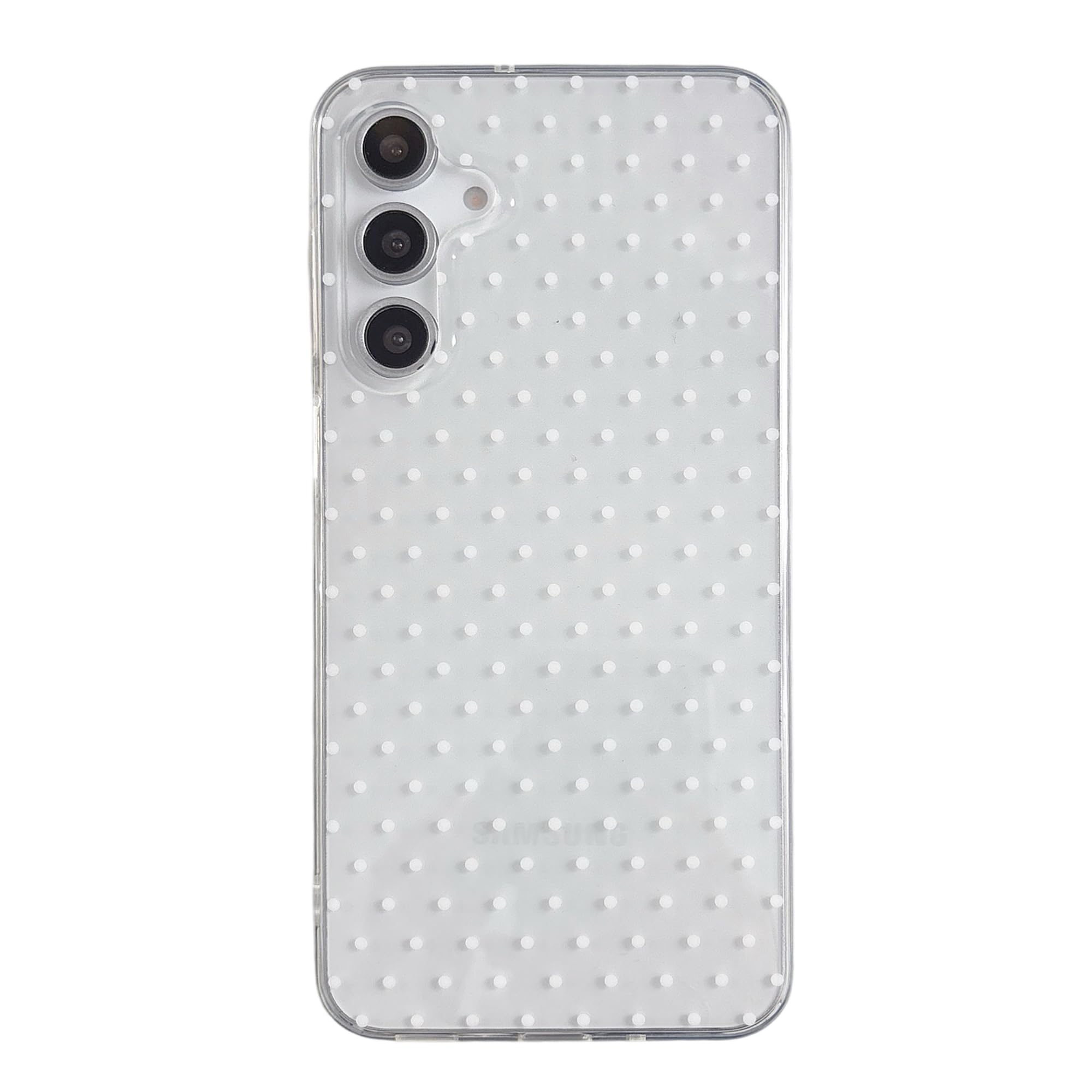 QLTYPRI Cute Phone Case for Samsung Galaxy A15 5G Case Polka Dot Fashion Aesthetic Design for Women Girls, Slim TPU Shockproof P