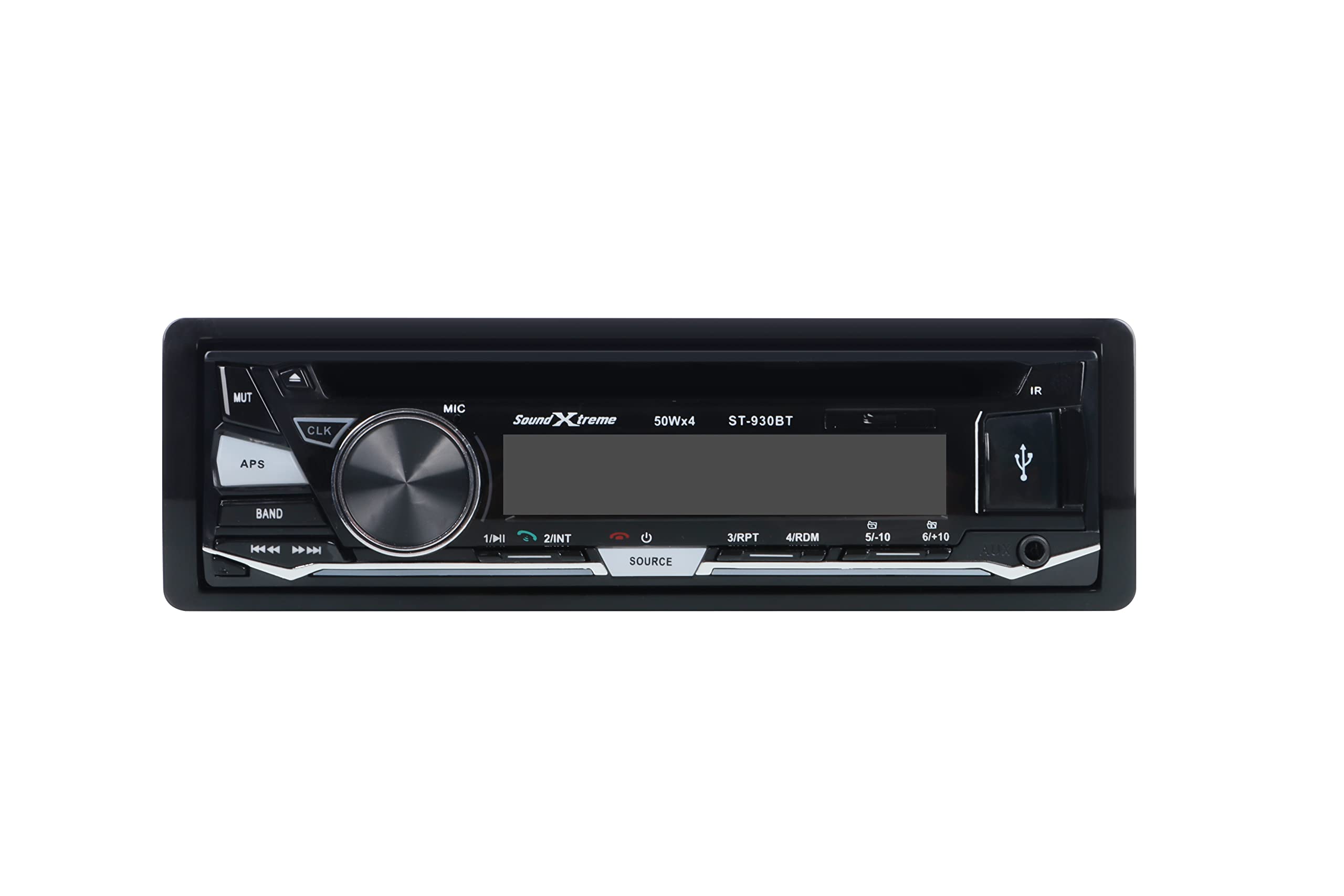 Soundxtreme St 930Bt Single Din Cd Car Stereo Bluetooth, Usb Sd & Aux Input Cd / Mp3 Car Audio Receiver Compatible With Mp3/Wma/