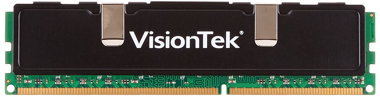 Visiontek 4Gb Ddr3 1333 Mhz (Pc3 10600) Cl9 Dimm Low Profile Heat Spreader, Desktop Memory   900385