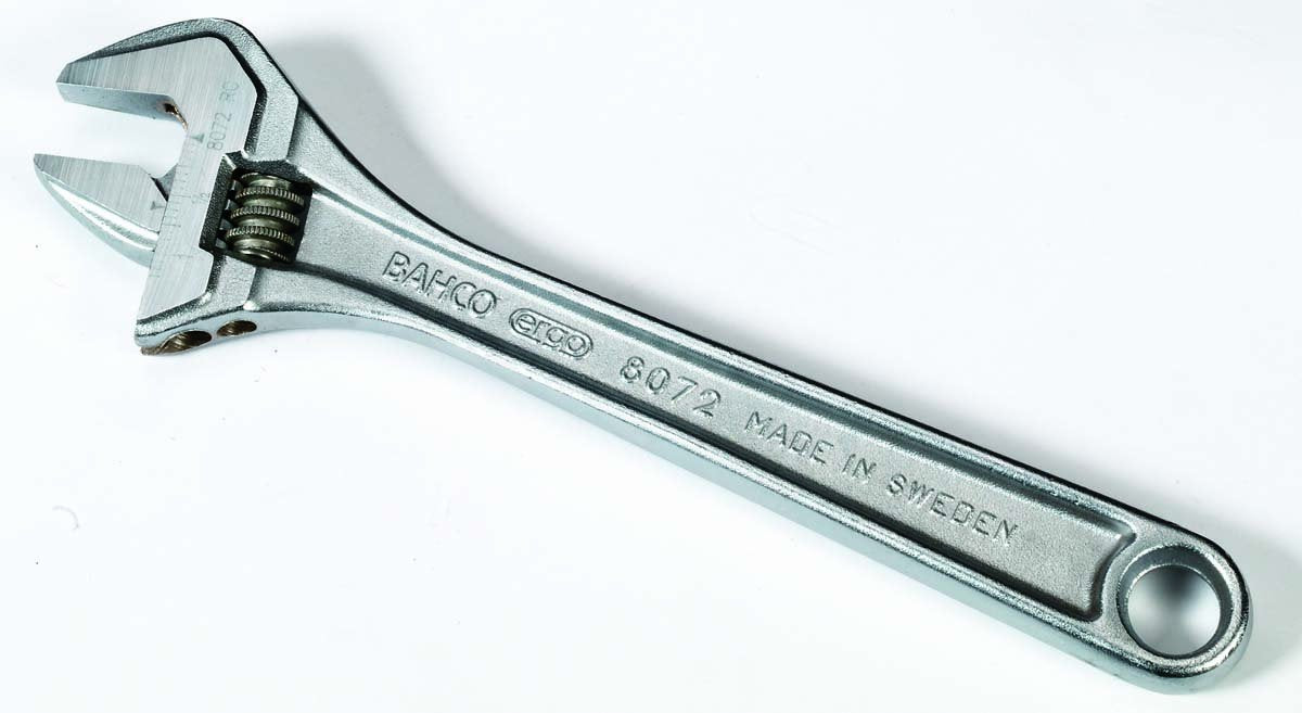 Bahco 8074 Rc Us Adjustable Wrench, 15 Inch, Chrome