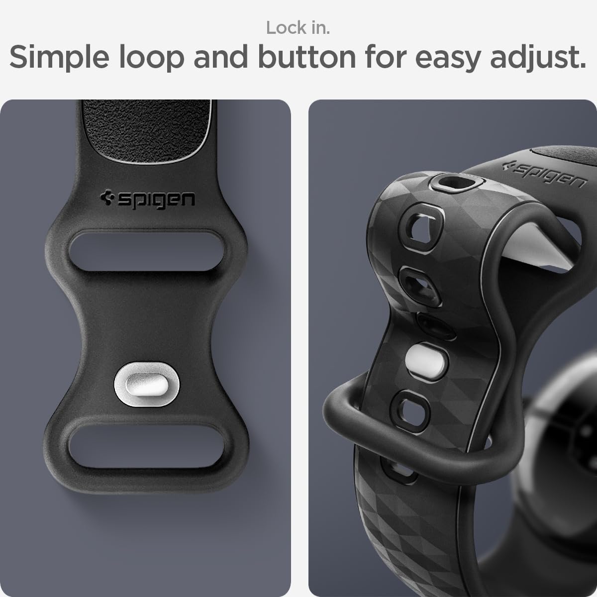 Spigen Parallax Designed For Google Pixel Watch 4/3 45Mm Band - Matte Black