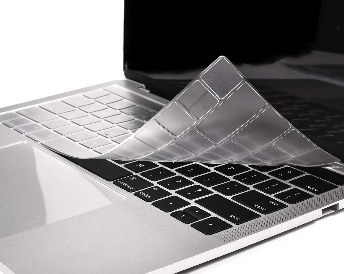 For Macbook Pro Touch Bar Keyboard Cover, Casebuy Ultra Thin Clear Keyboard Skin For 2019 2016 Release Macbook Pro With Touchbar