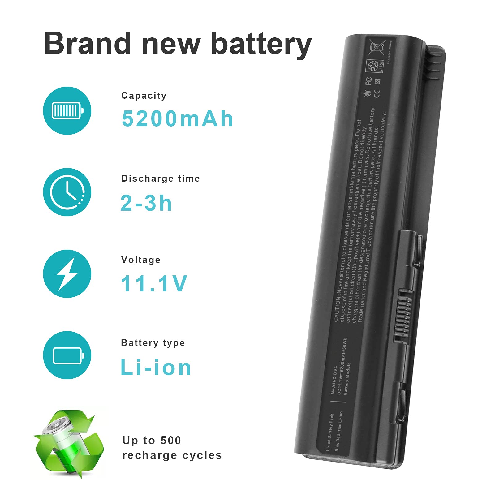 Fancy Buying Spare 484170 001 Laptop Battery For Hp Spare 497694 001 498482 001 484170 002 485041 001