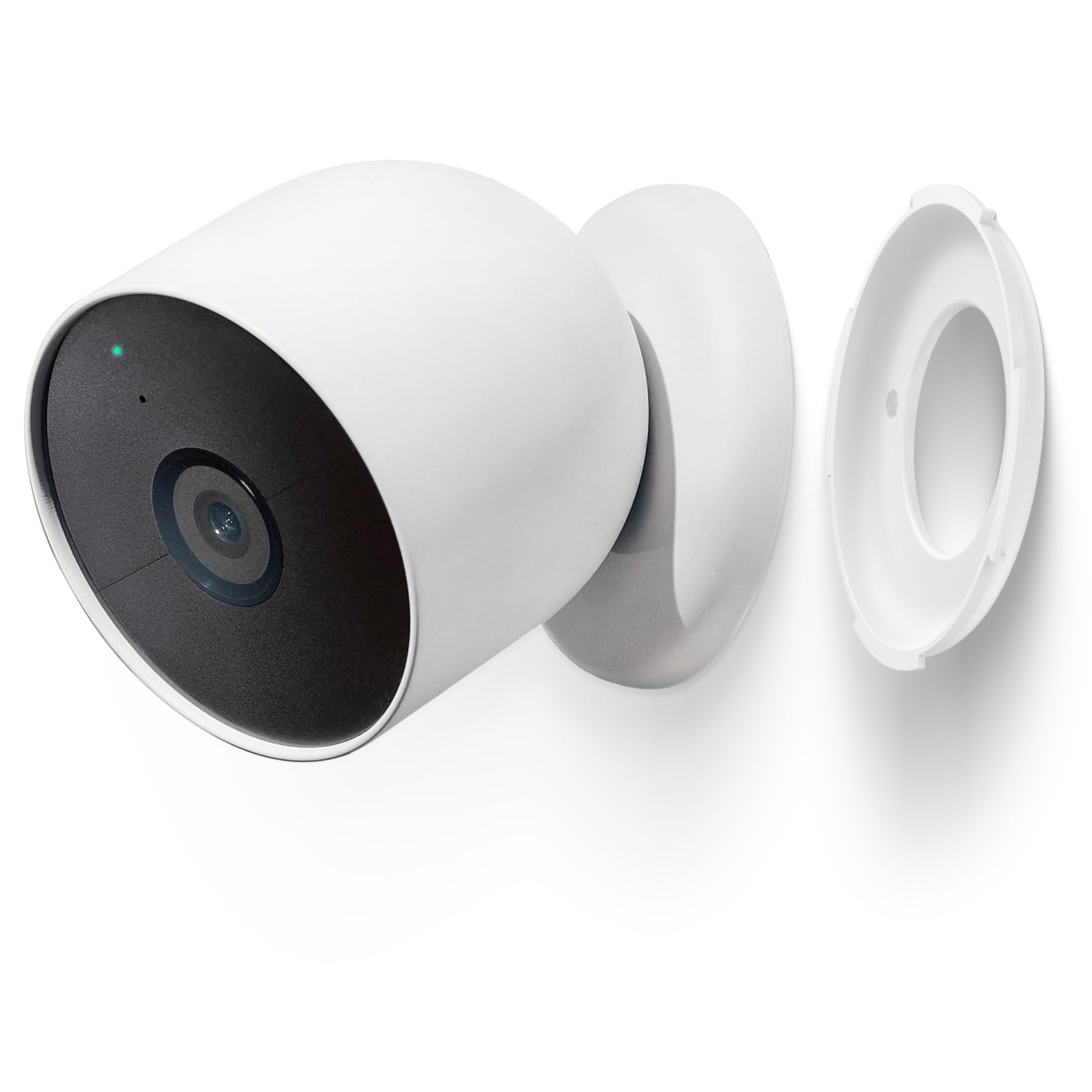 Wall Mounting Plate Replacement For Google Nest Cam Battery (Outdoor Or Indoor), Replacement Part For Locking Collar / Wall Anch