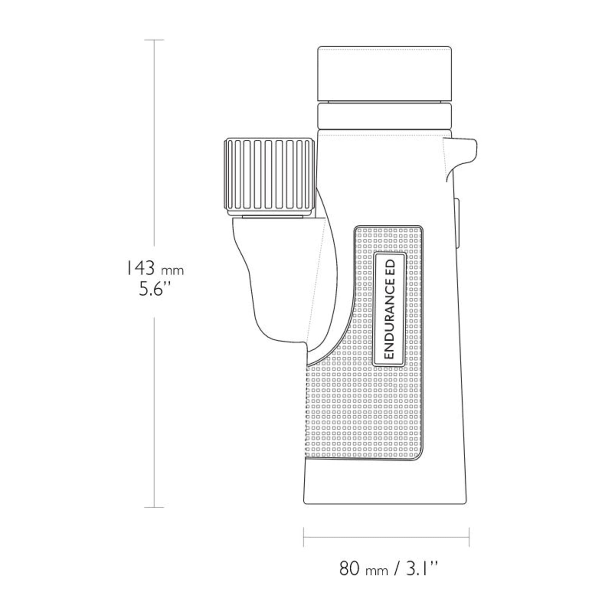Endurance Ed 8X42 Monocular Green