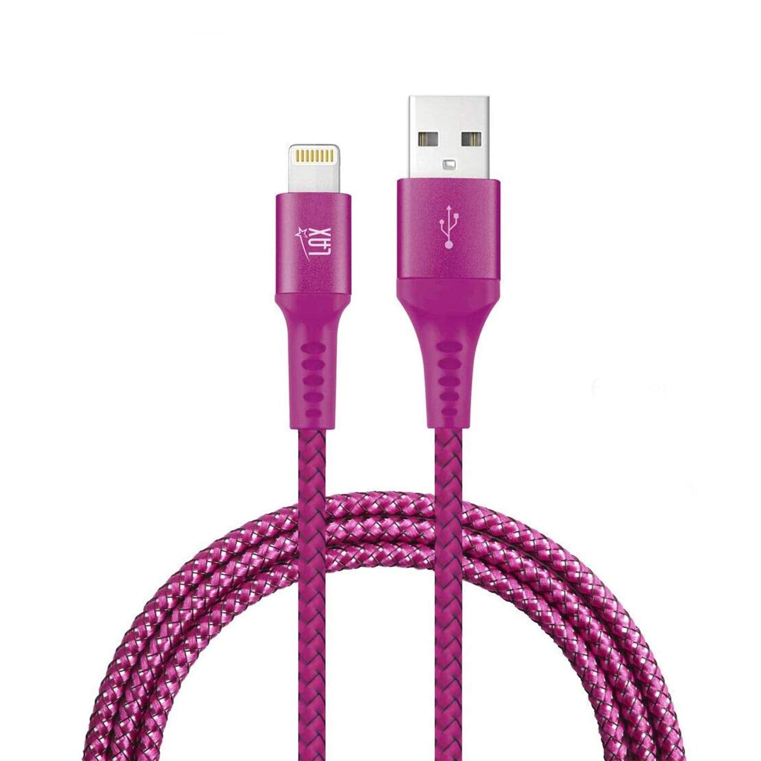 Lax Iphone Charger Lightning Cable   Mfi Certified Durable Braided Apple Lightning Usb Cord For Iphone 11/11 Pro Max/Xs Max/X/Ip