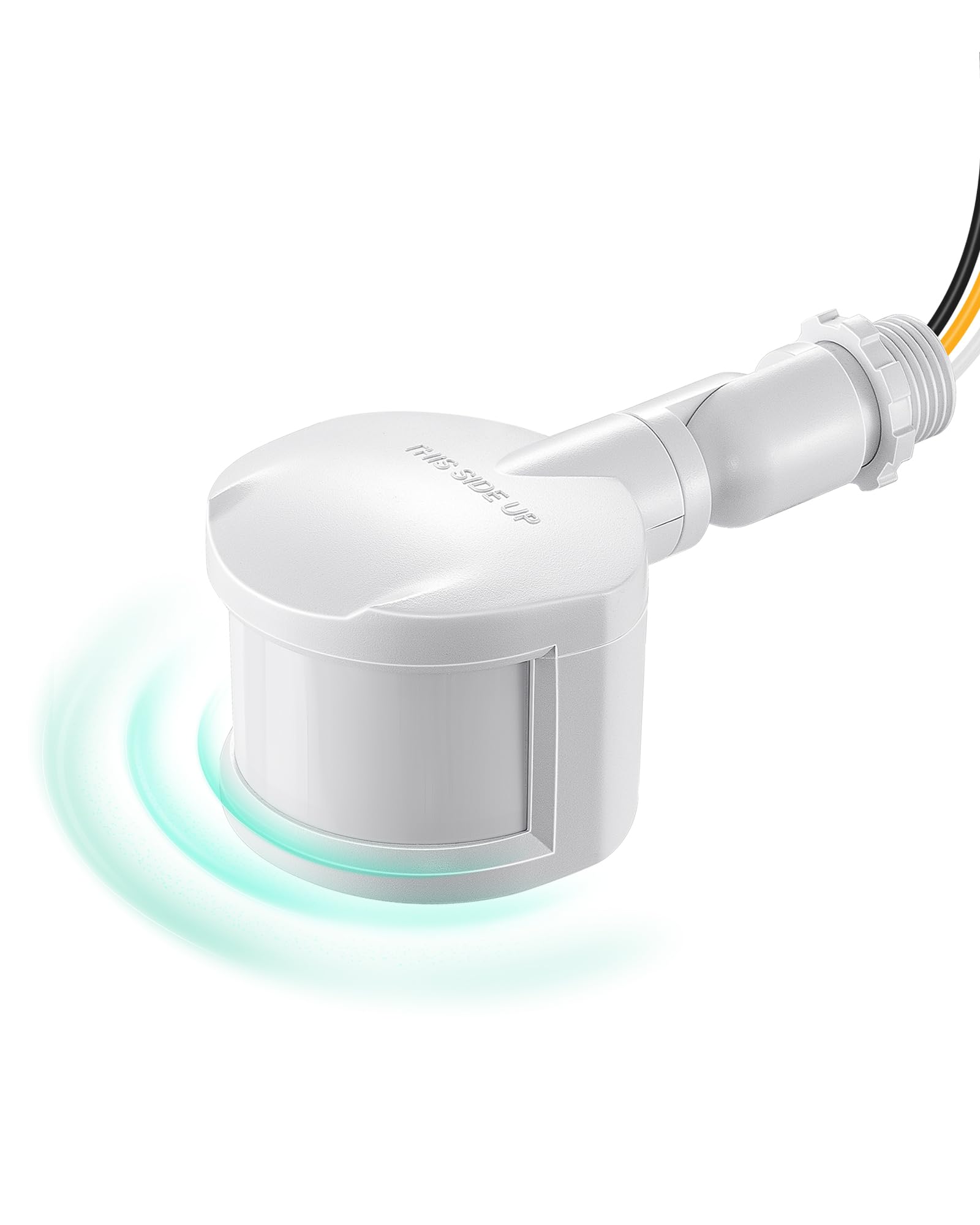 Edishine 180 Degree Motion Sensor, Automatic Dusk To Dawn, 120V Ac Motion Pir Sensor, Adjustable Delay Time & Detection Range, R