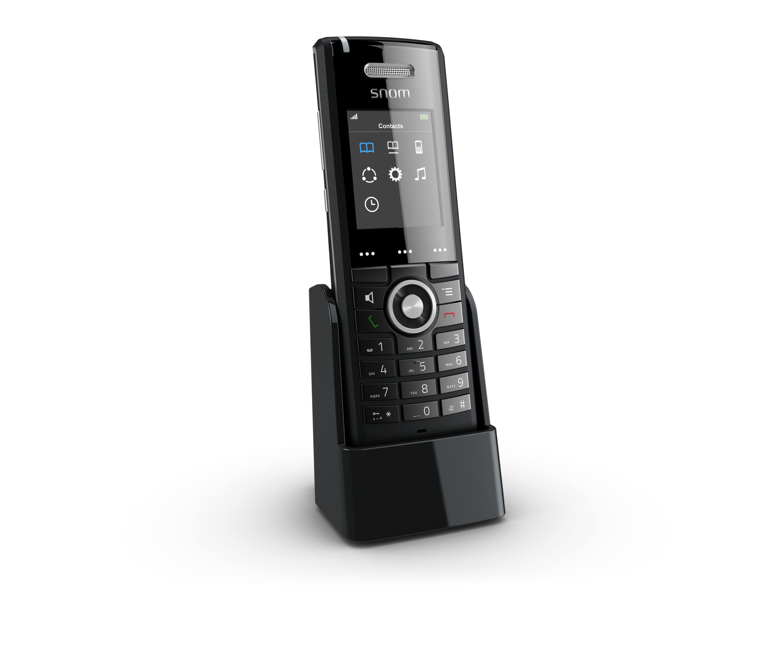 Snom M65 Professional Dect Mobilteil (250 Stunden Standby, 2 Zoll 176 X 220 Pixel Tft, Sw Ota Upgrade, Vibrationsalarm, Grtelcli