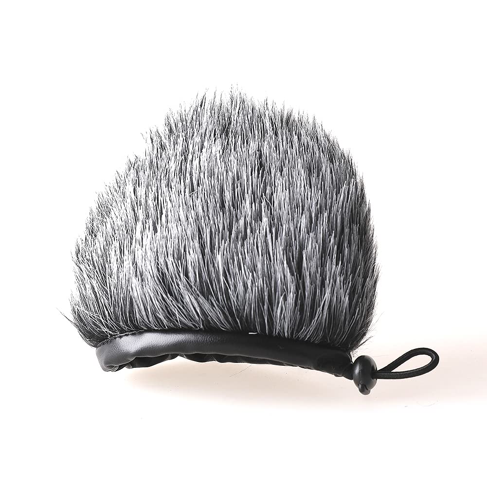 Zramo Microphone Windscreen,Furry Windscreen Muff Pop Filter Cover Compatible With Blue Yeti Zoom H1 H1N Apogee Mic And More, Ou