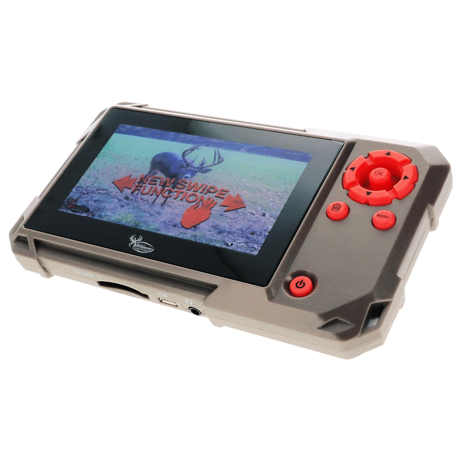 Wildgame Innovations Trail Pad Swipe | Vu60 Sd Card Viewer For Hunting & Wildlife Observation | Compact Water-Resistant Memory C