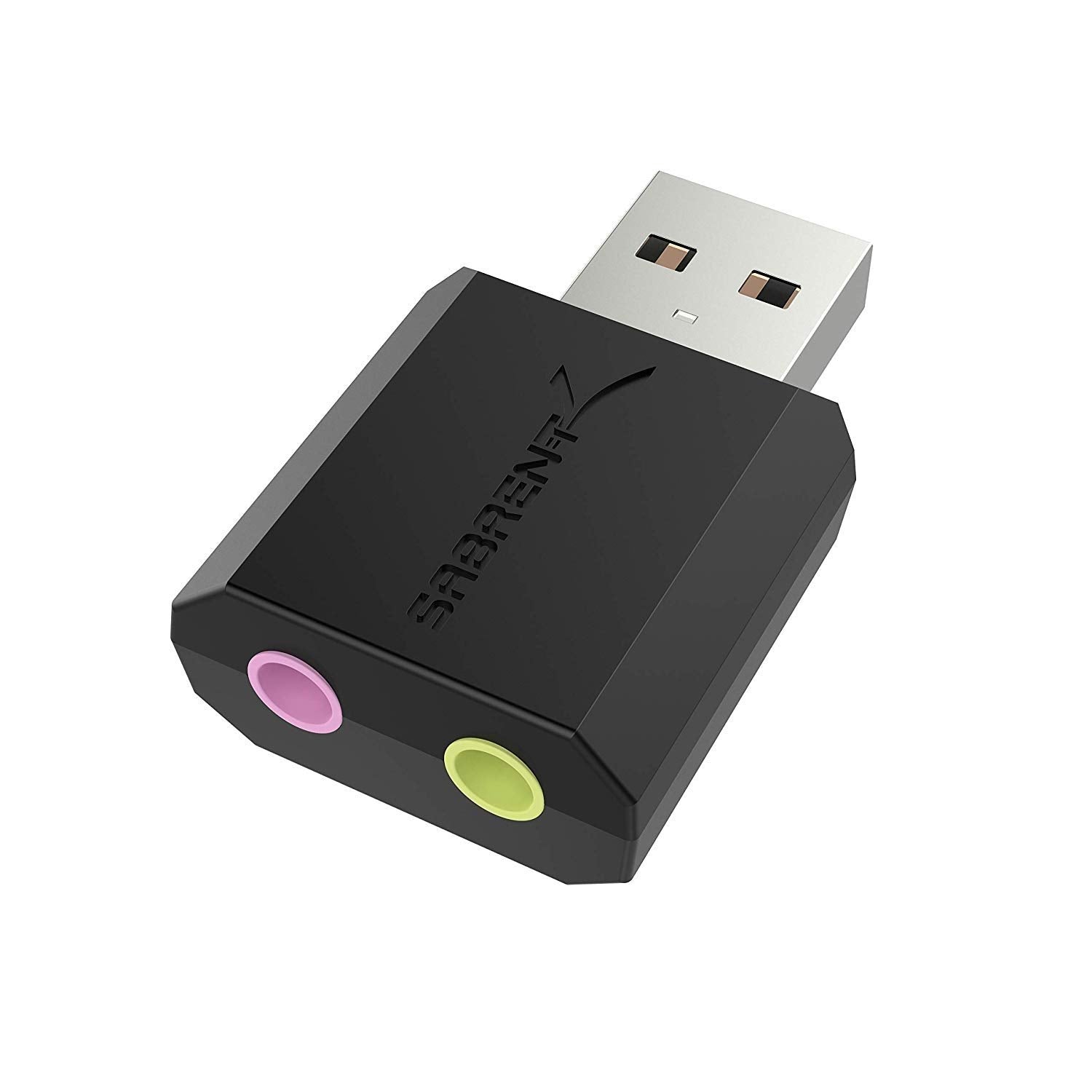 Sabrent Usb External Stereo Sound Adapter For Windows And Mac. Plug And Play No Drivers Needed. (Au Mmsa)