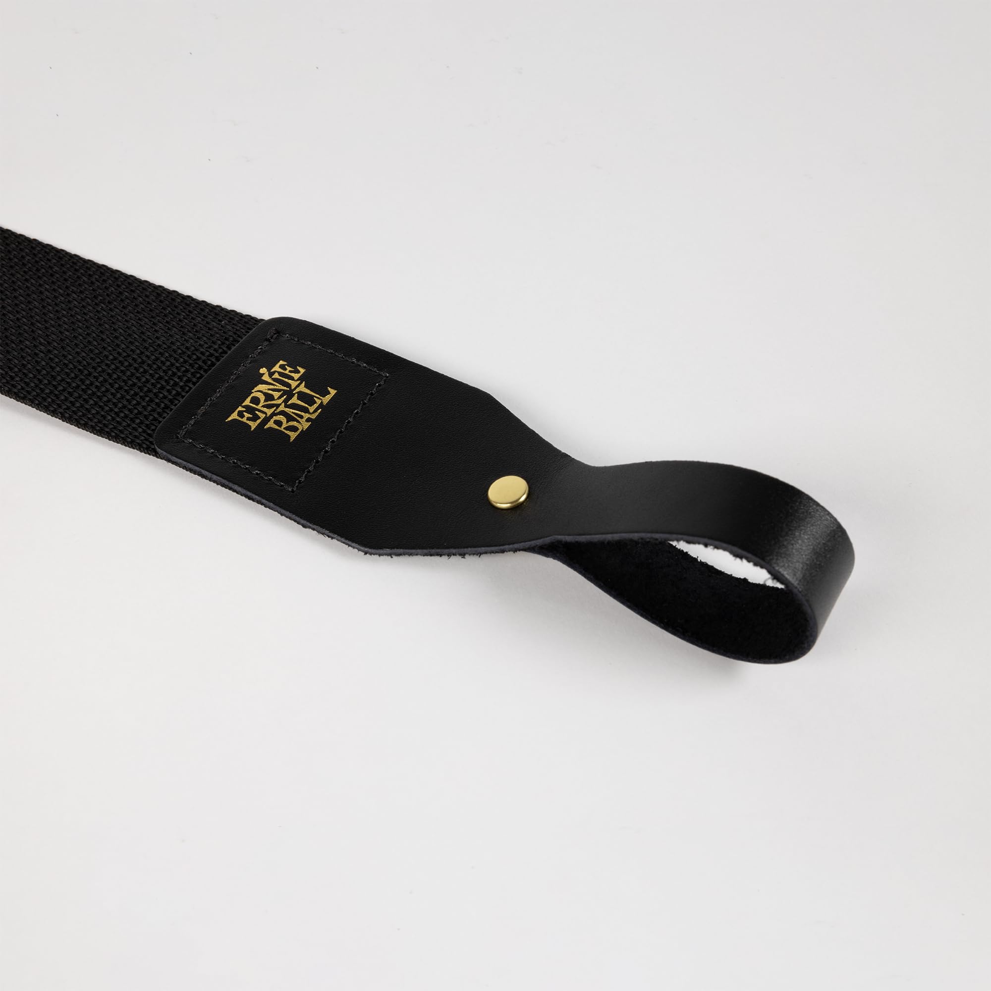Ernie Ball Polypro Acoustic Guitar Strap   Black (P05365)