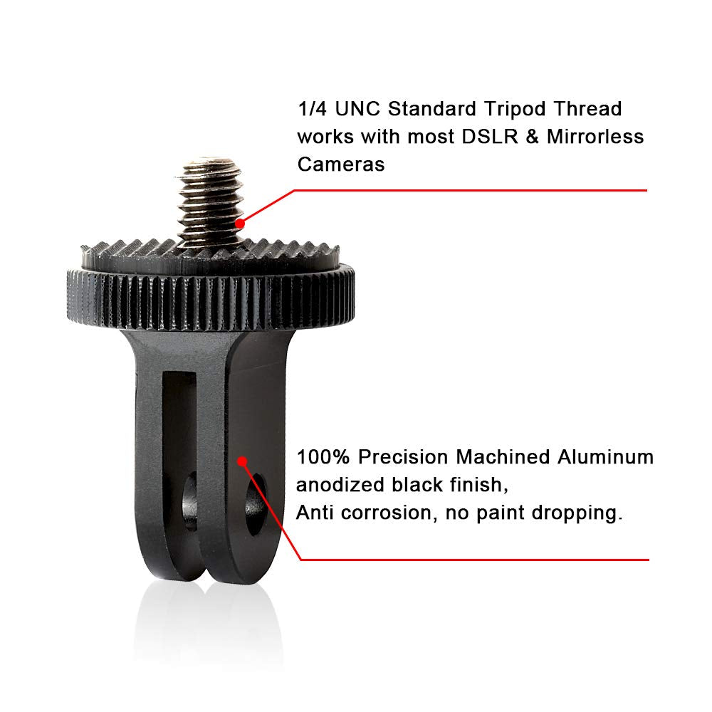 Tripod Mount For Gopro Tripod Adapter 1/4 20 Camera Mount Adapter Mount Tripod Fits Gopro Hero Sony Xiaomi Yi Sjcam Action Camer