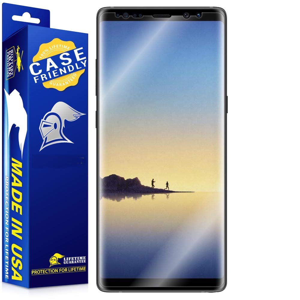 Armorsuit Militaryshield Screen Protector Compatible With Samsung Galaxy Note 8 (Case Friendly) Anti Bubble Hd Clear Film
